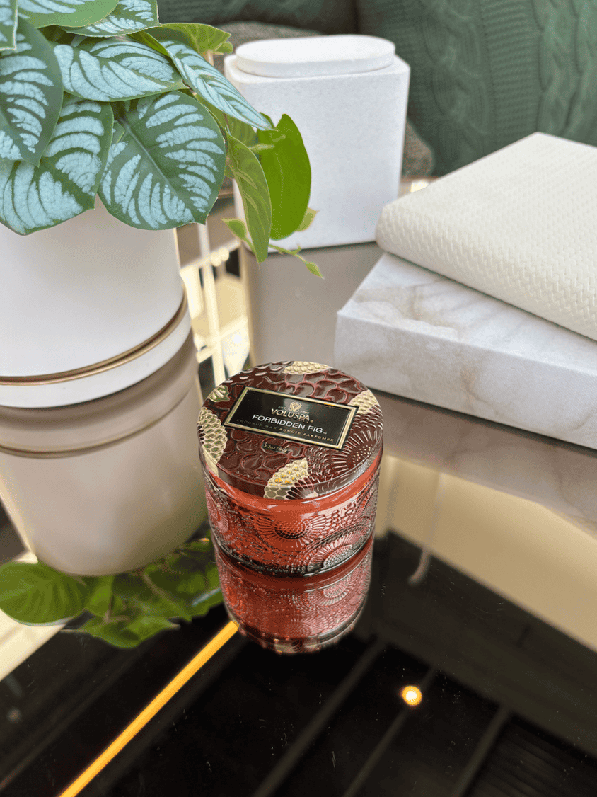 Vela Voluspa Vidro P 25H Forbidden Fig