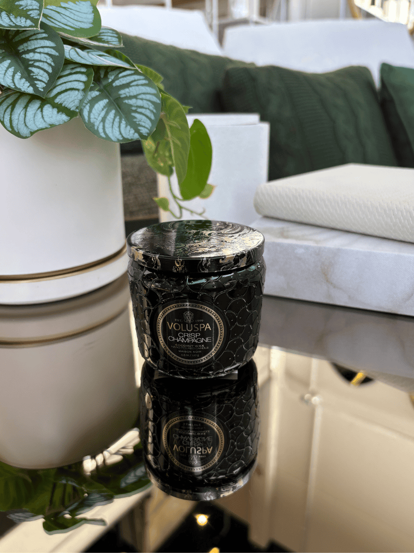 Vela Voluspa Pote Vidro +35H Crisp Champagne