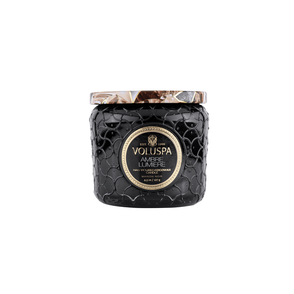 Vela Voluspa Pote Vidro +35H Ambre Lumiere