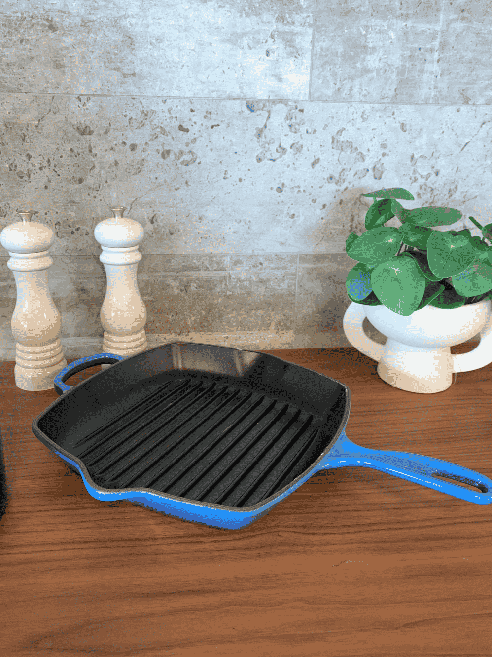 Grelha Quadrada Le Creuset 26cm Azure Blue