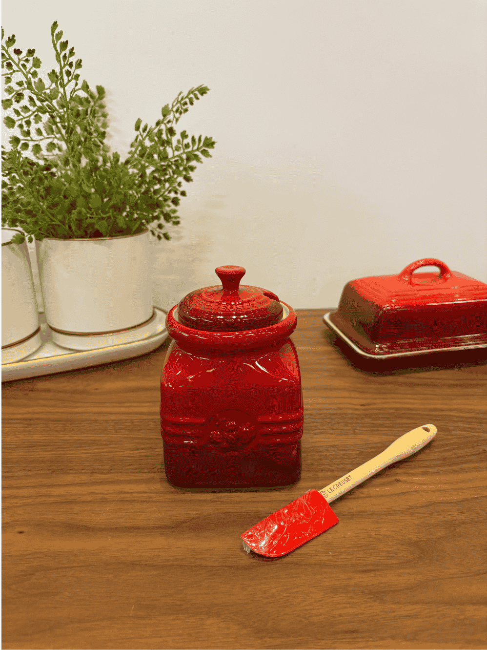 Pote para Geleia de Frutas Vermelhas Le Creuset Vermelho