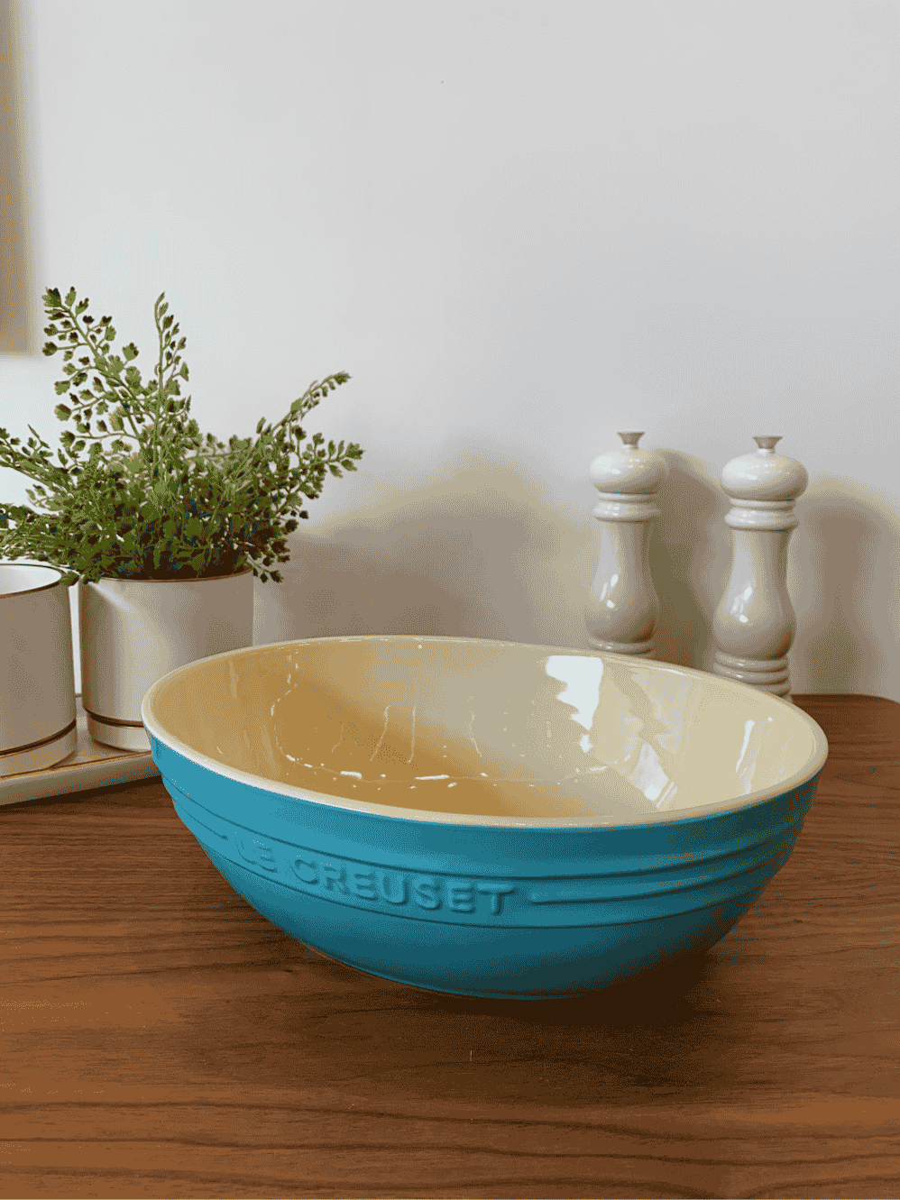 Bowl de Servir Oval Le Creuset 3,2L / 29cm Azul Caribe