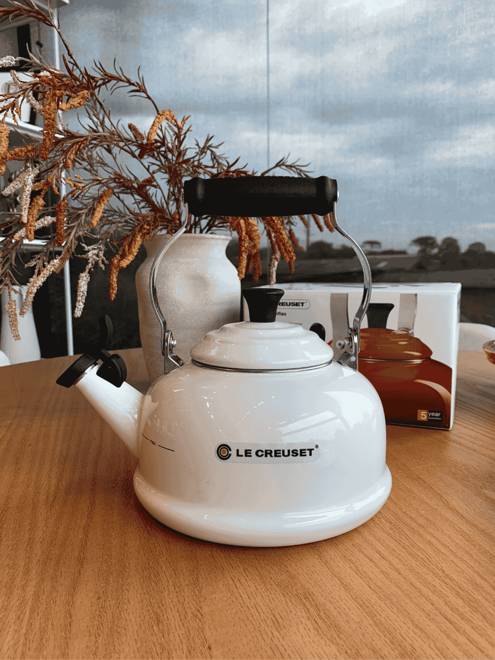 Chaleira com Apito Le Creuset 1,6L Branco