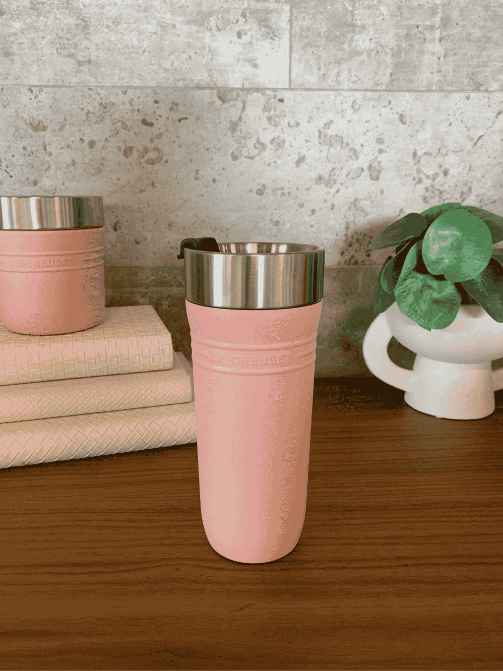 Copo Termico Le Creuset OTG 350ml Shell Pink