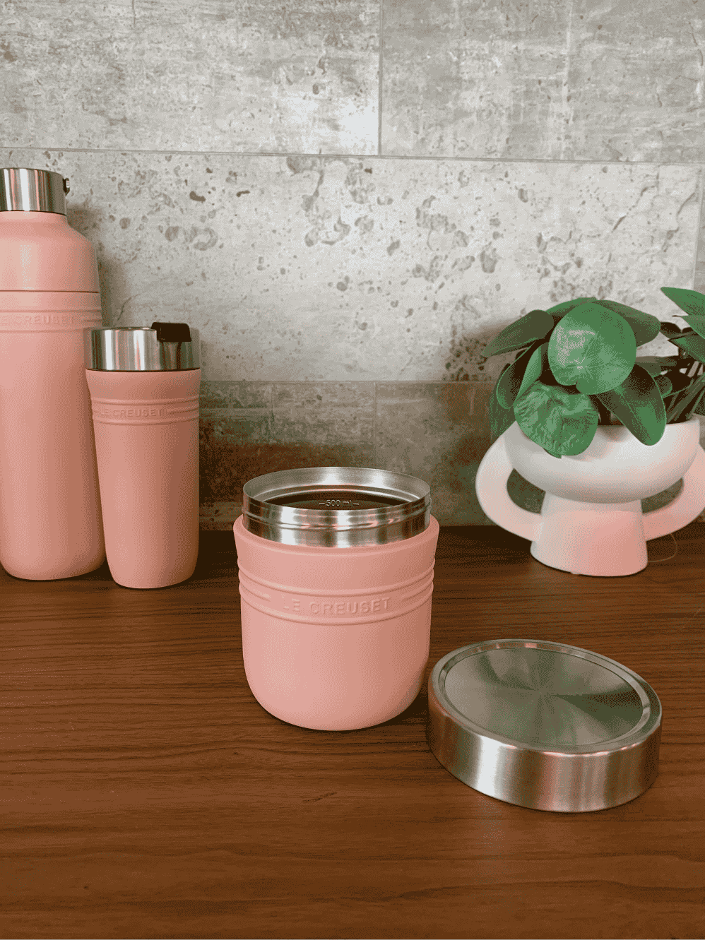 Pote Termico Le Creuset OTG 500ml Shell Pink