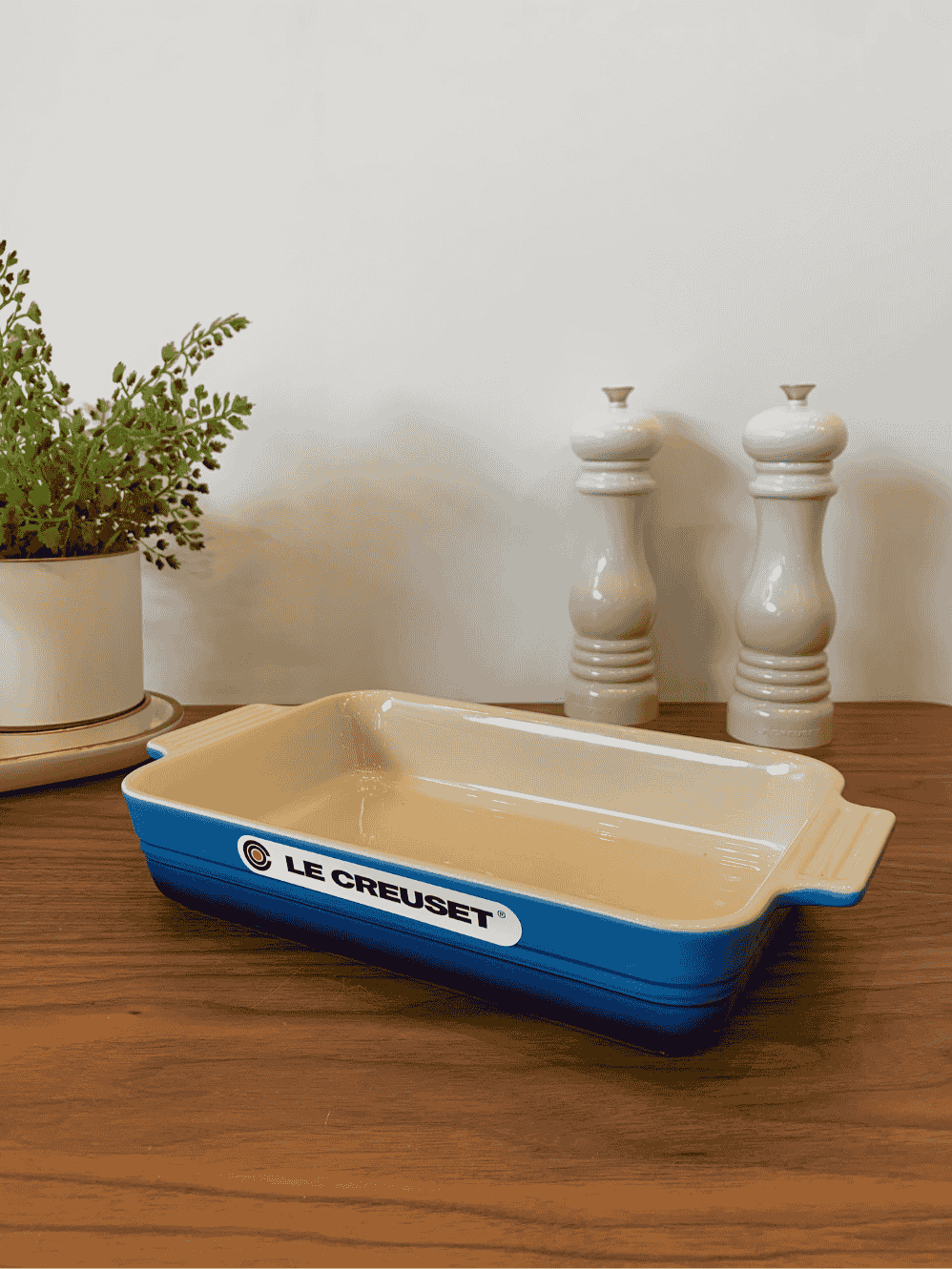 Travessa Retangular Le Creuset 25cm Azure Blue