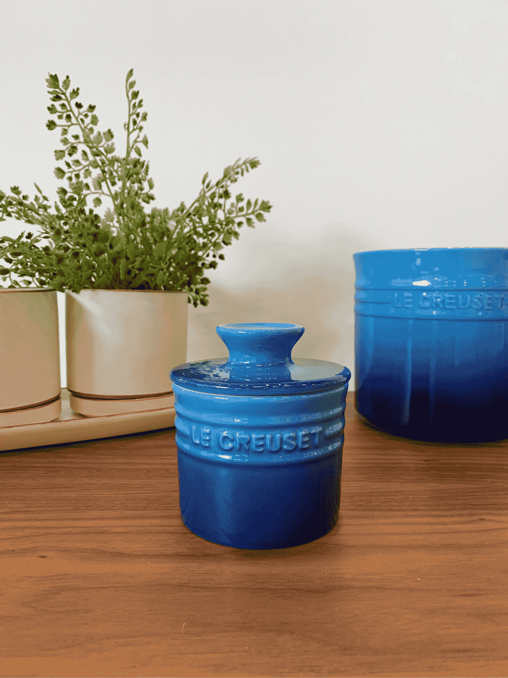 Manteigueira Francesa Le Creuset Azure Blue