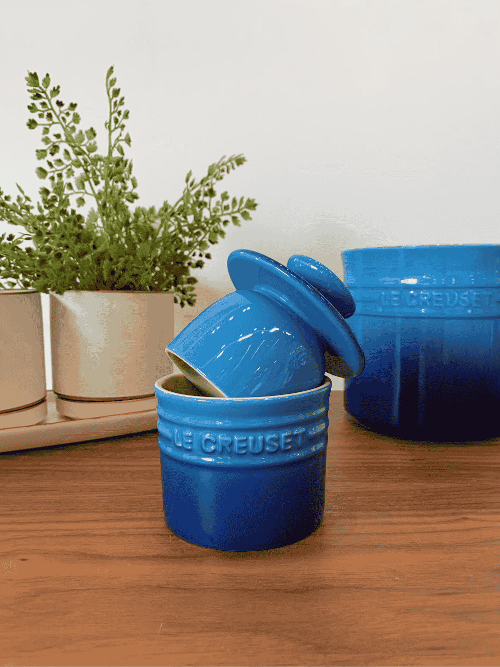 Manteigueira Francesa Le Creuset Azure Blue