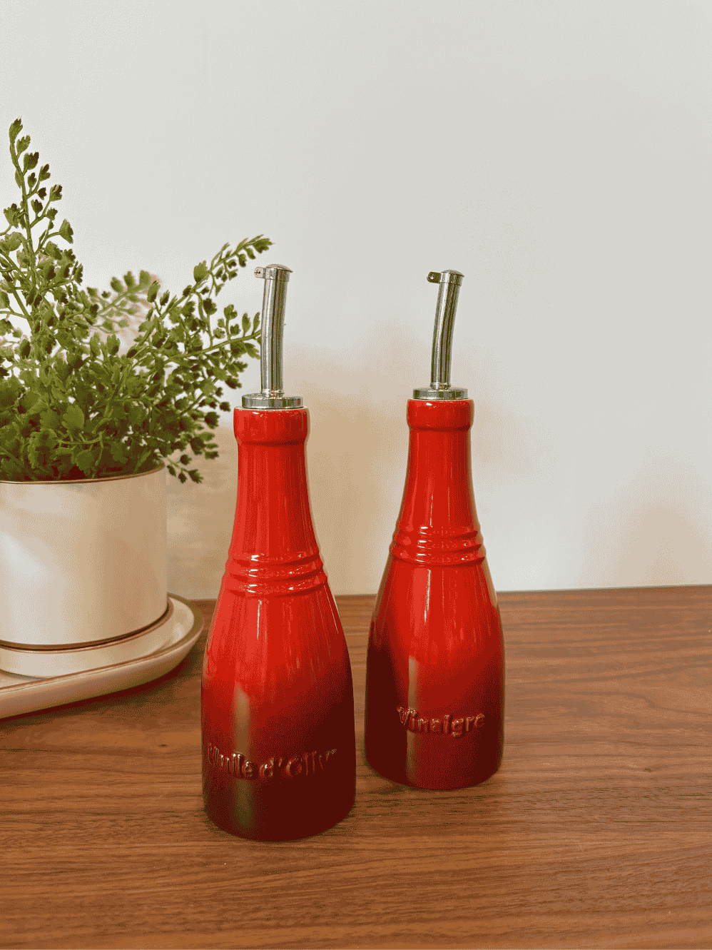 Set Oleo e Vinagre Le Creuset Vermelho