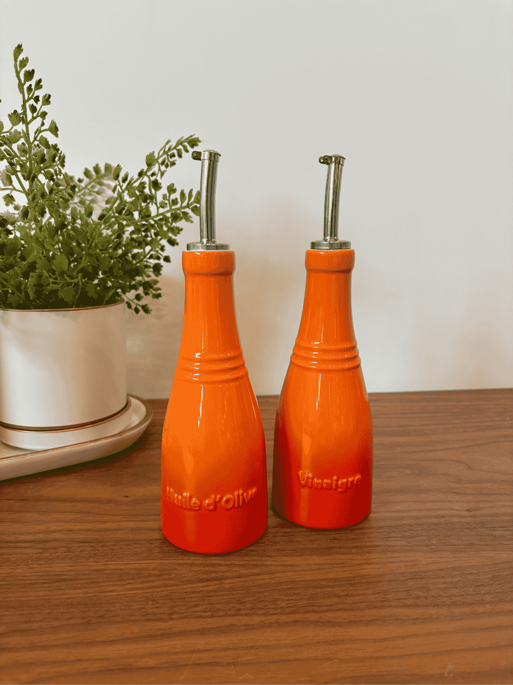 Set Oleo e Vinagre Le Creuset Laranja