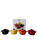 Set 4 Mini Cocottes Le Creuset 10cm Colorido