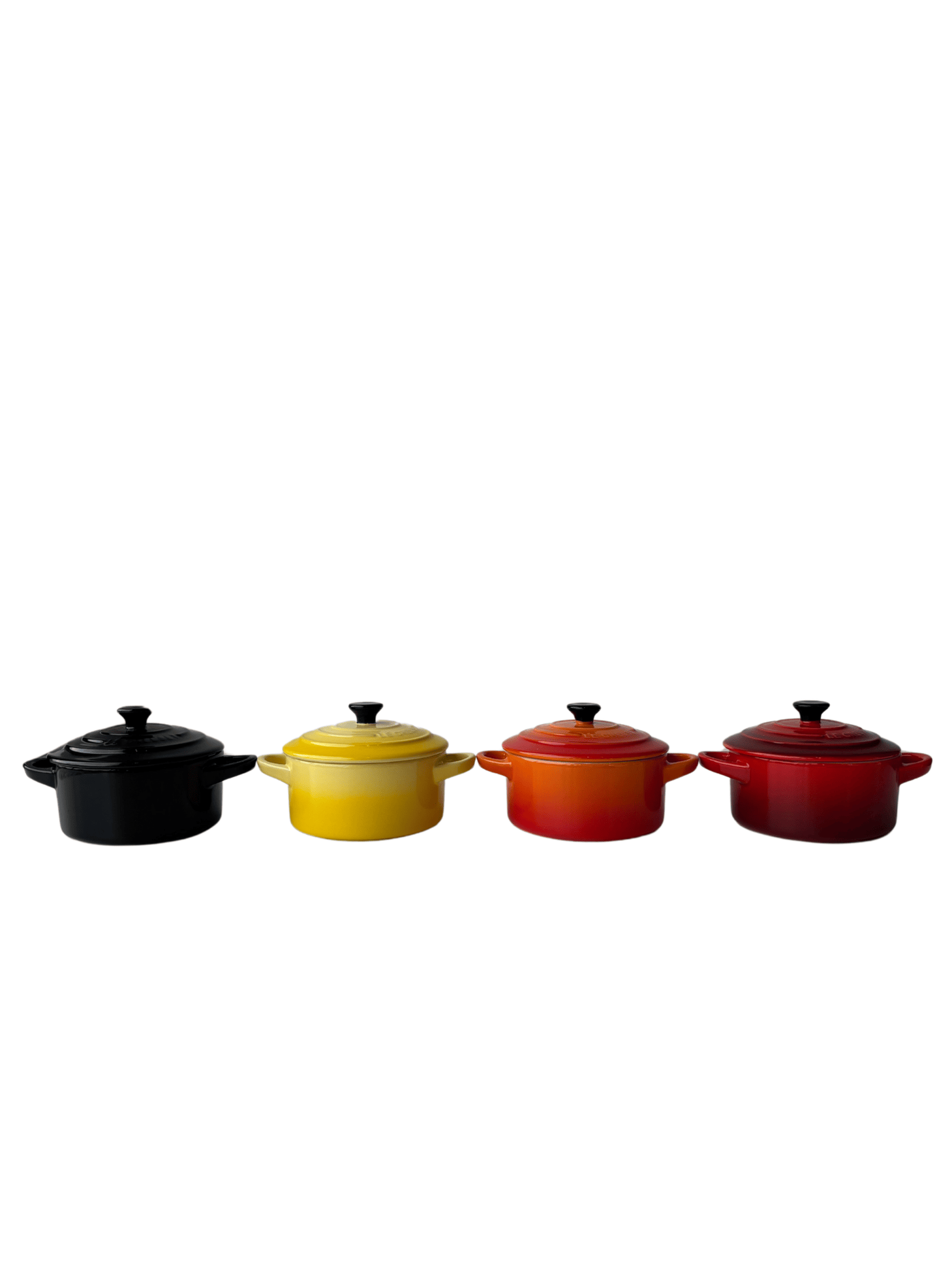 Set 4 Mini Cocottes Le Creuset 10cm Colorido