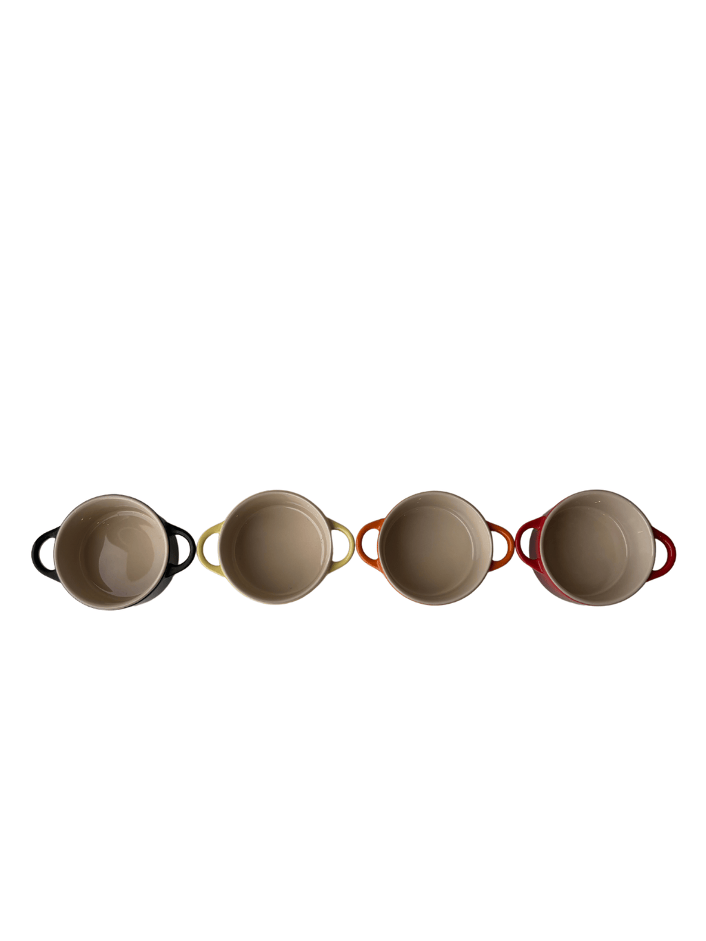 Set 4 Mini Cocottes Le Creuset 10cm Colorido