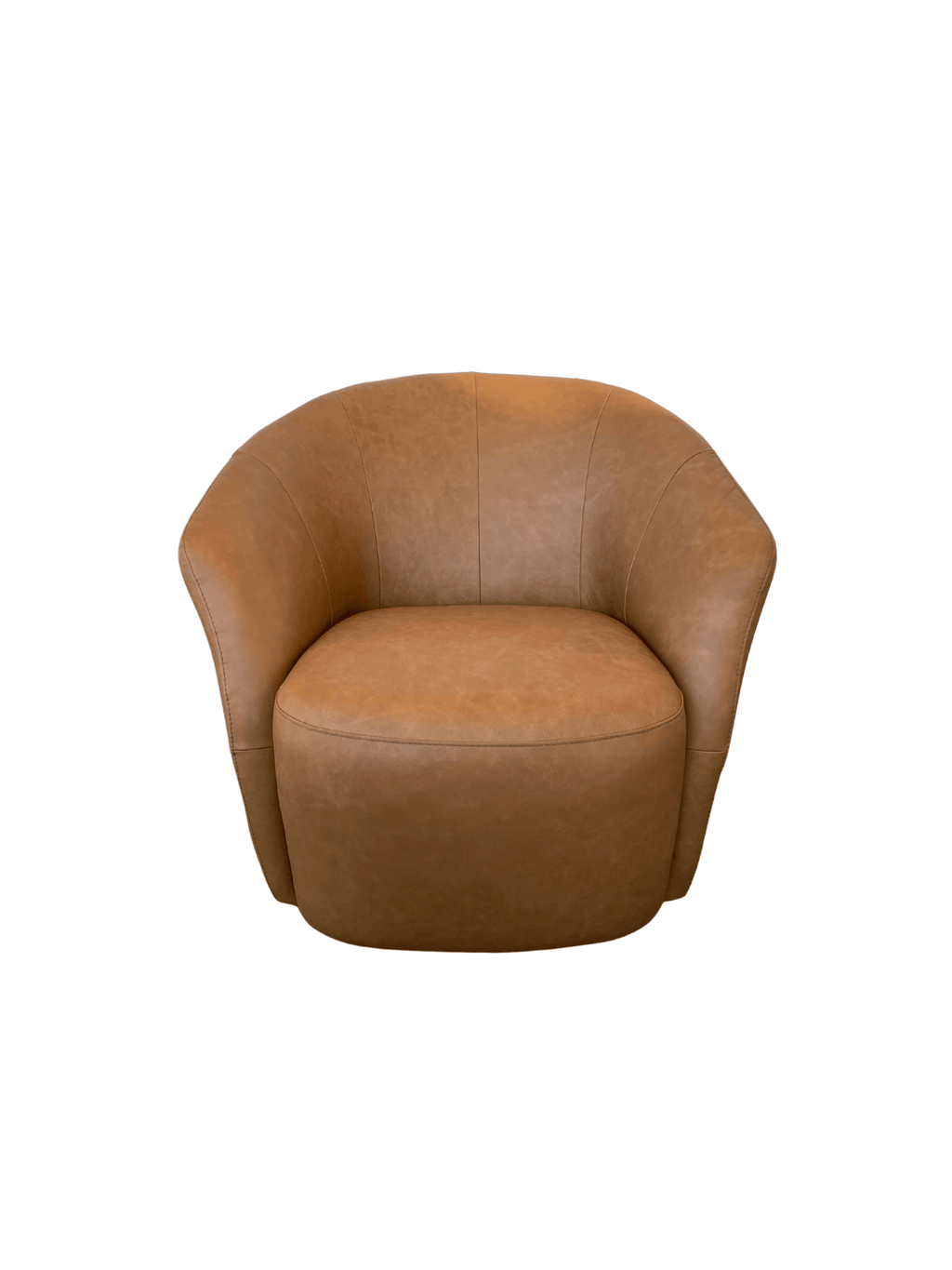 Poltrona Giratória Air em Couro