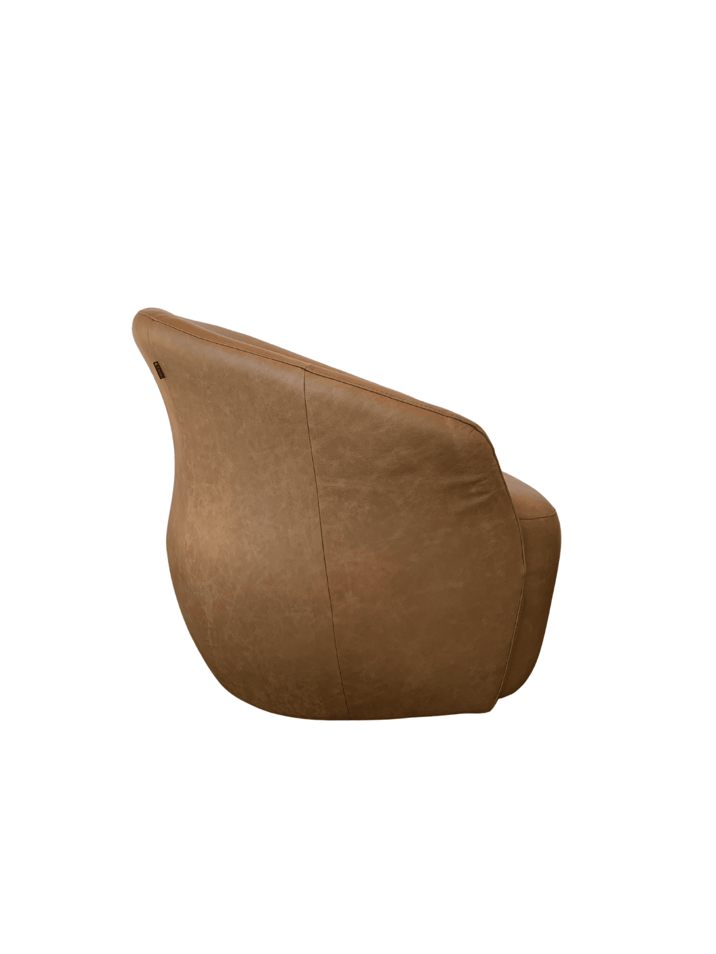 Poltrona Giratória Air em Couro