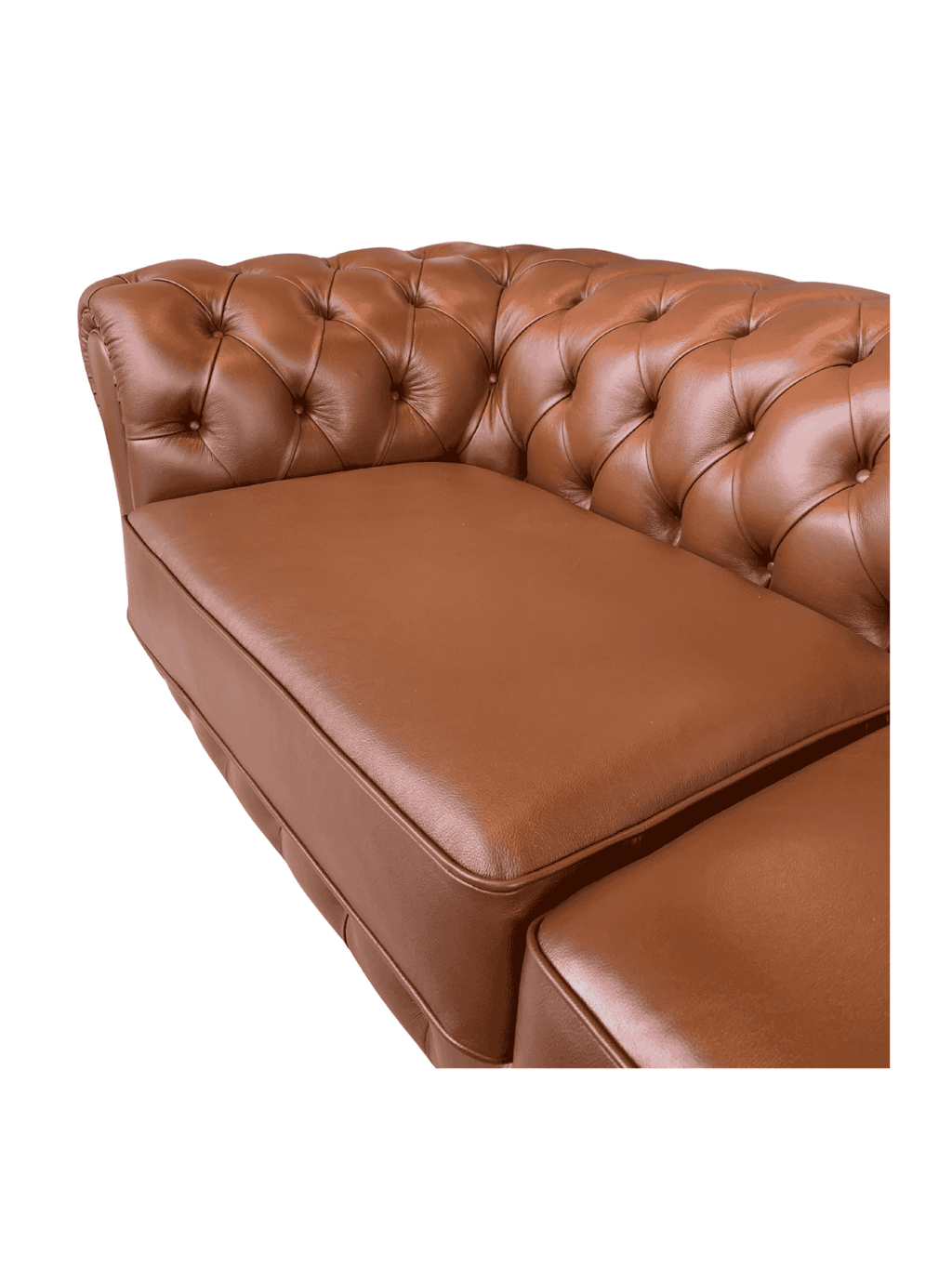 Sofá Chesterfield em Couro