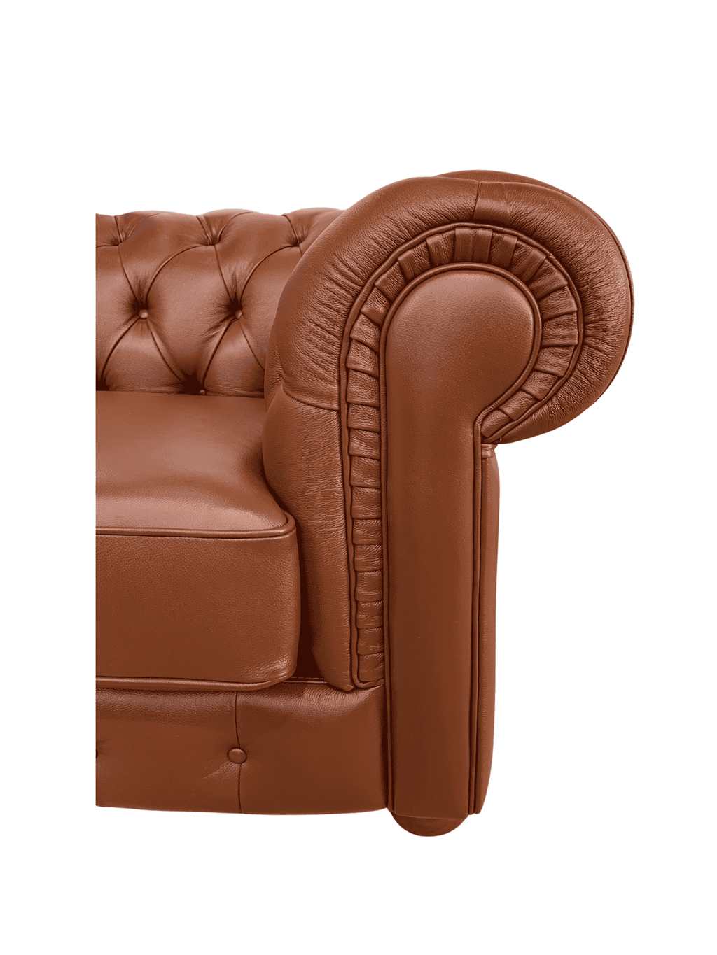 Sofá Chesterfield em Couro