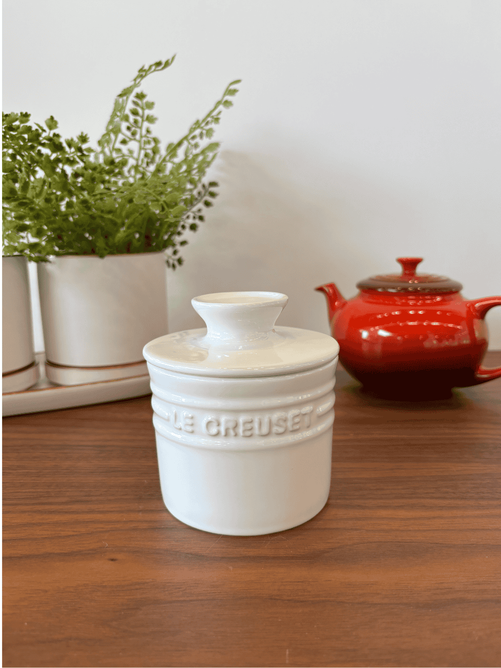 Manteigueira Francesa Le Creuset White