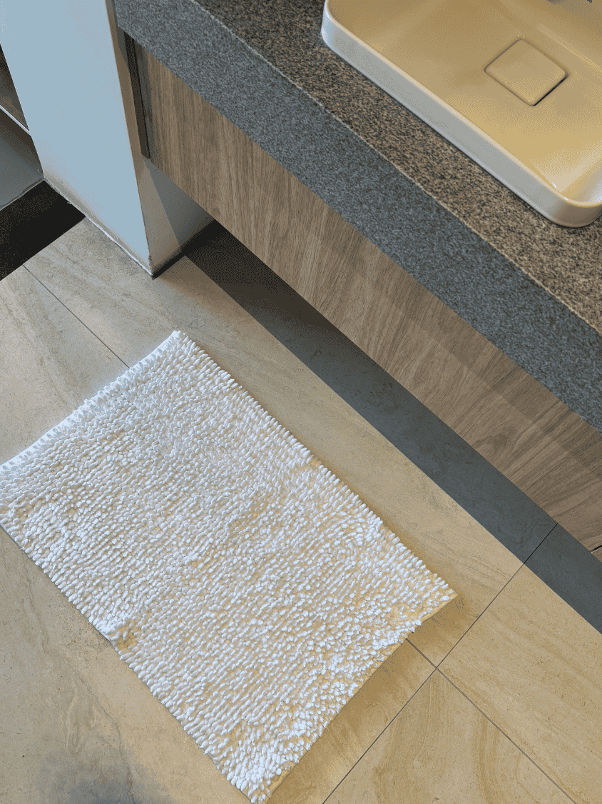 Tapete Aura Branco 50x80cm