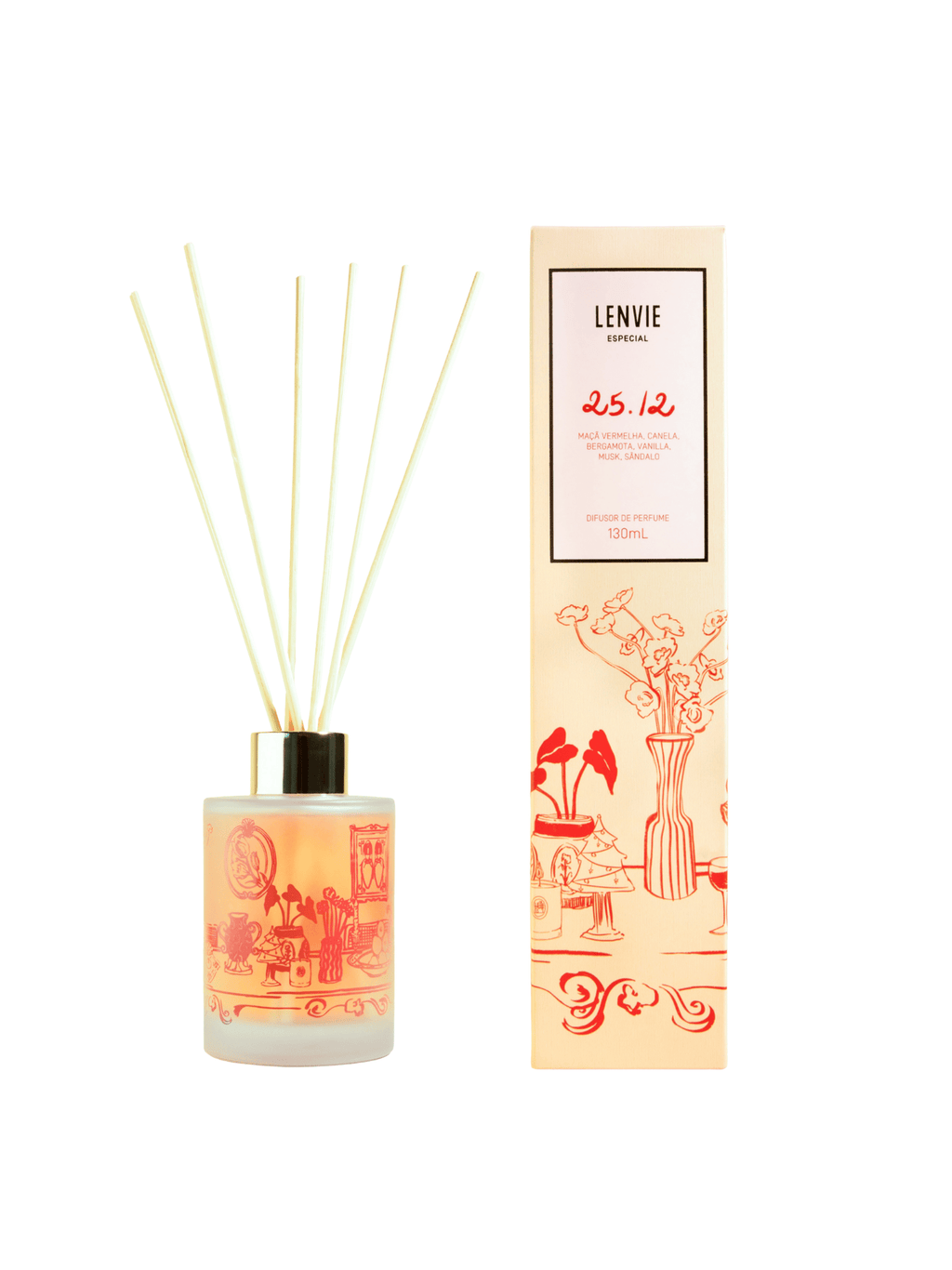Difusor de Perfume Lenvie Natal 25.12 130ml