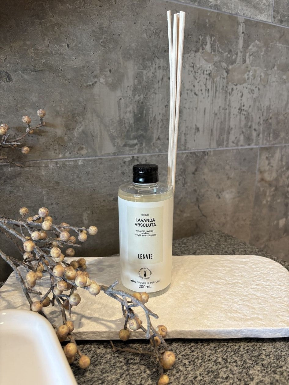 Refil Difusor de Perfume Lenvie Lavanda Absoluta 200ml