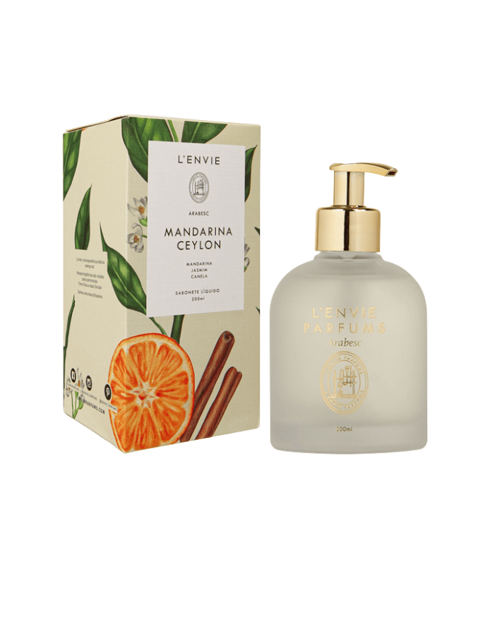 Sabonete Líquido Lenvie Arabesc Mandarina Ceylon 200ml