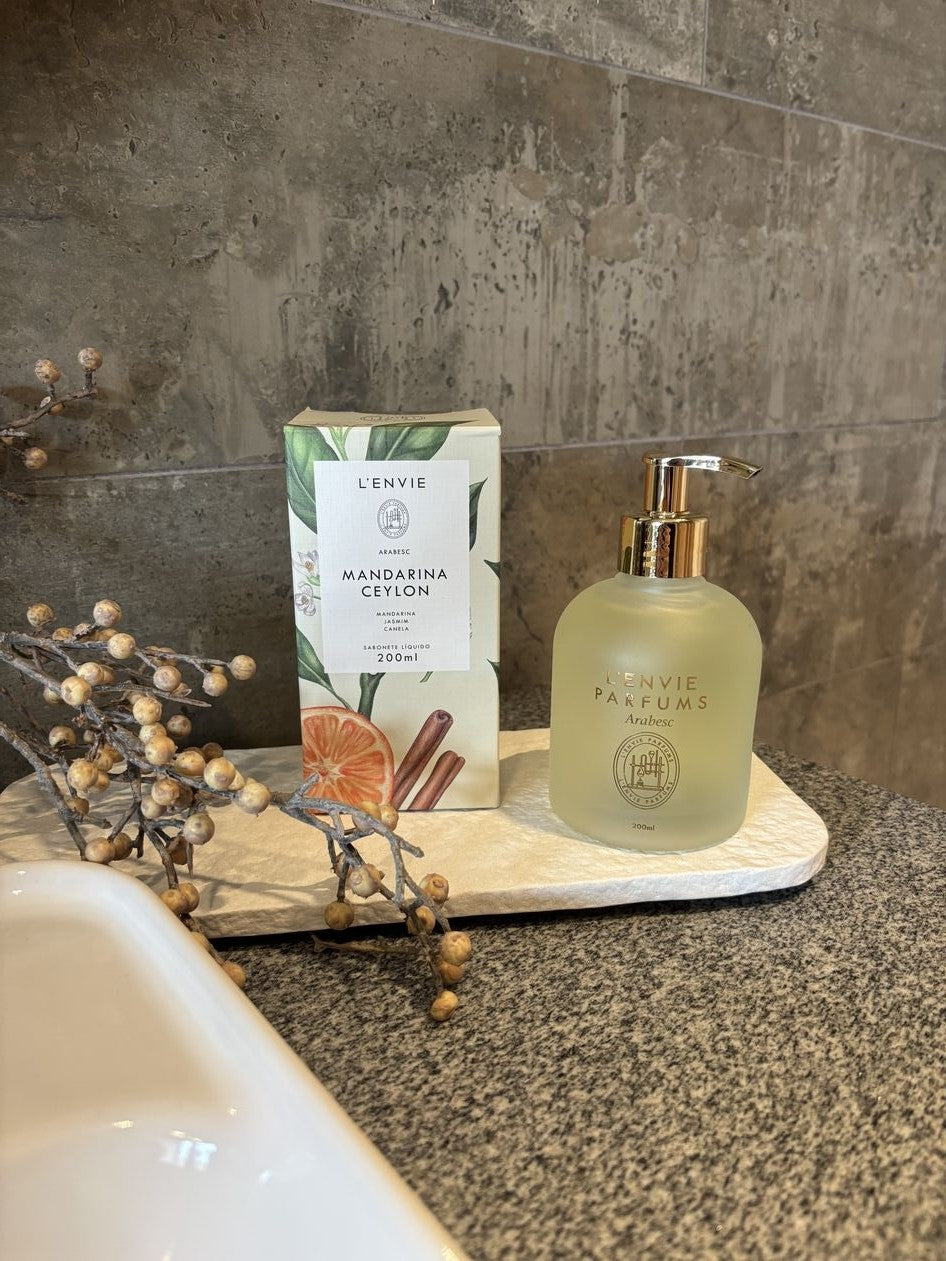 Sabonete Líquido Lenvie Arabesc Mandarina Ceylon 200ml