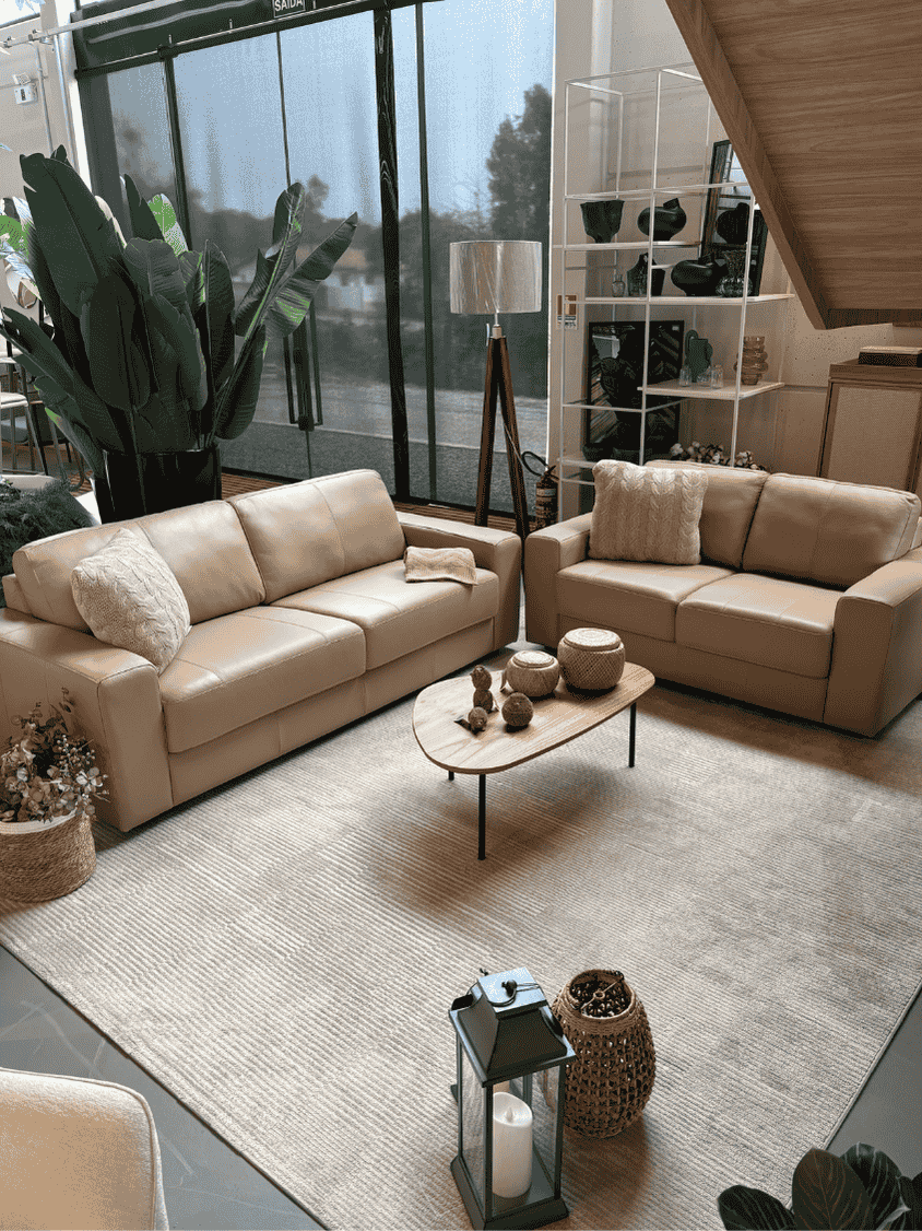 Sofá Colorado em Couro