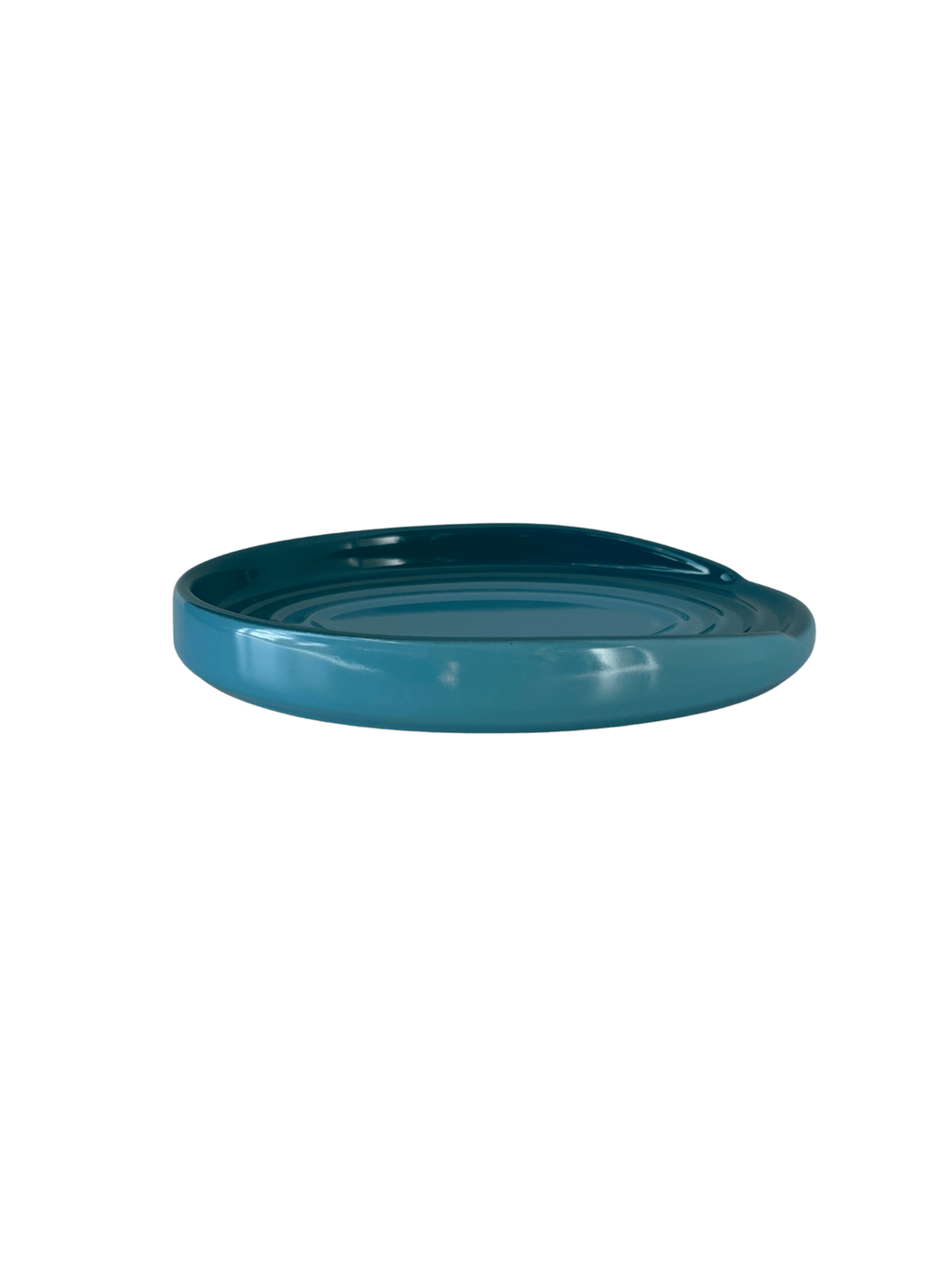 Descanso Oval para Colher Le Creuset 16cm Azul Caribe