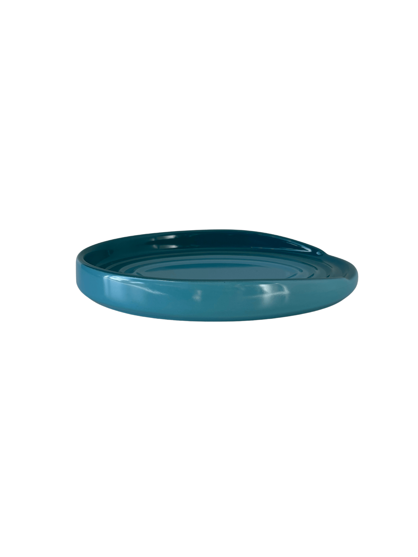 Descanso Oval para Colher Le Creuset 16cm Azul Caribe