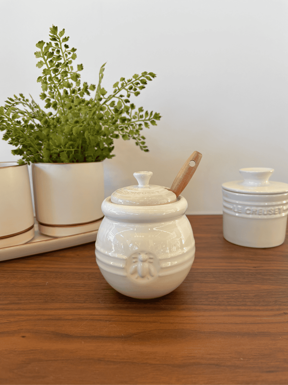 Pote para Mel Le Creuset 450ml Meringue