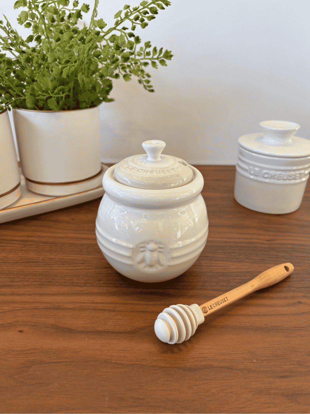 Pote para Mel Le Creuset 450ml Meringue