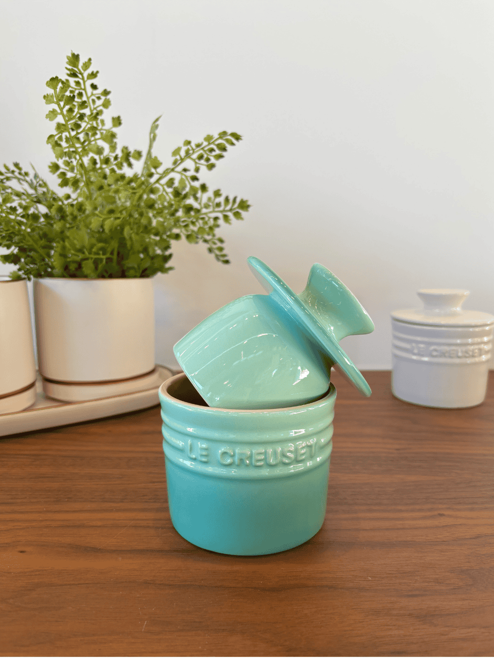 Manteigueira Francesa Le Creuset Cool Mint
