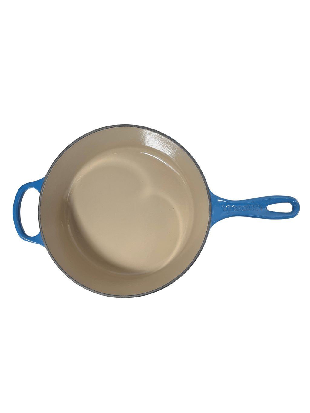 Panela Redonda Cassadou Signature Le Creuset 26cm Azure Blue