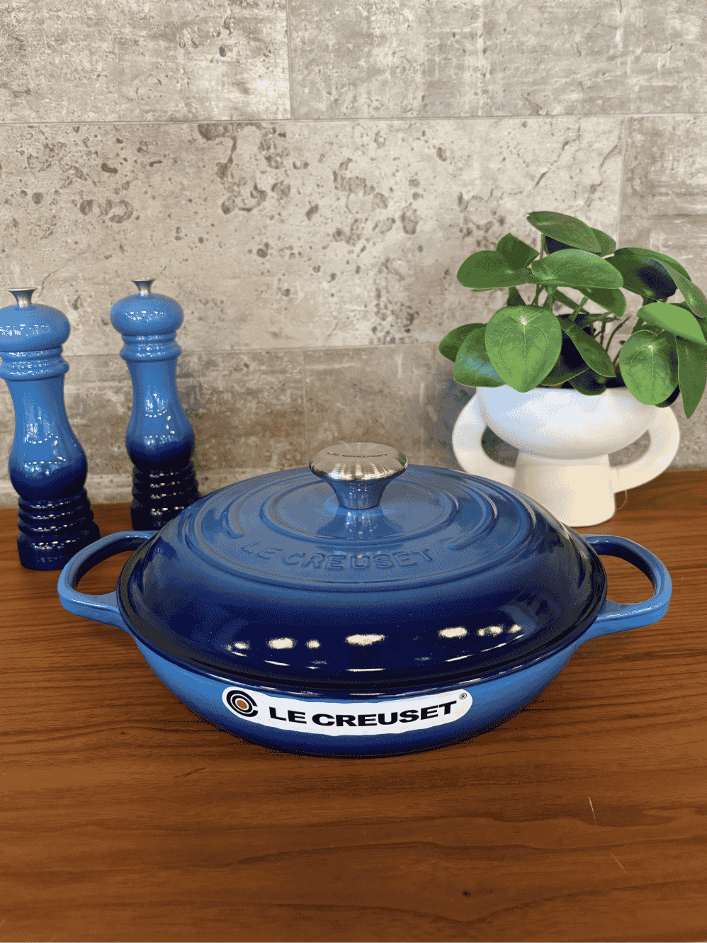Caçarola Buffet Le Creuset Signature 26cm Azure Blue