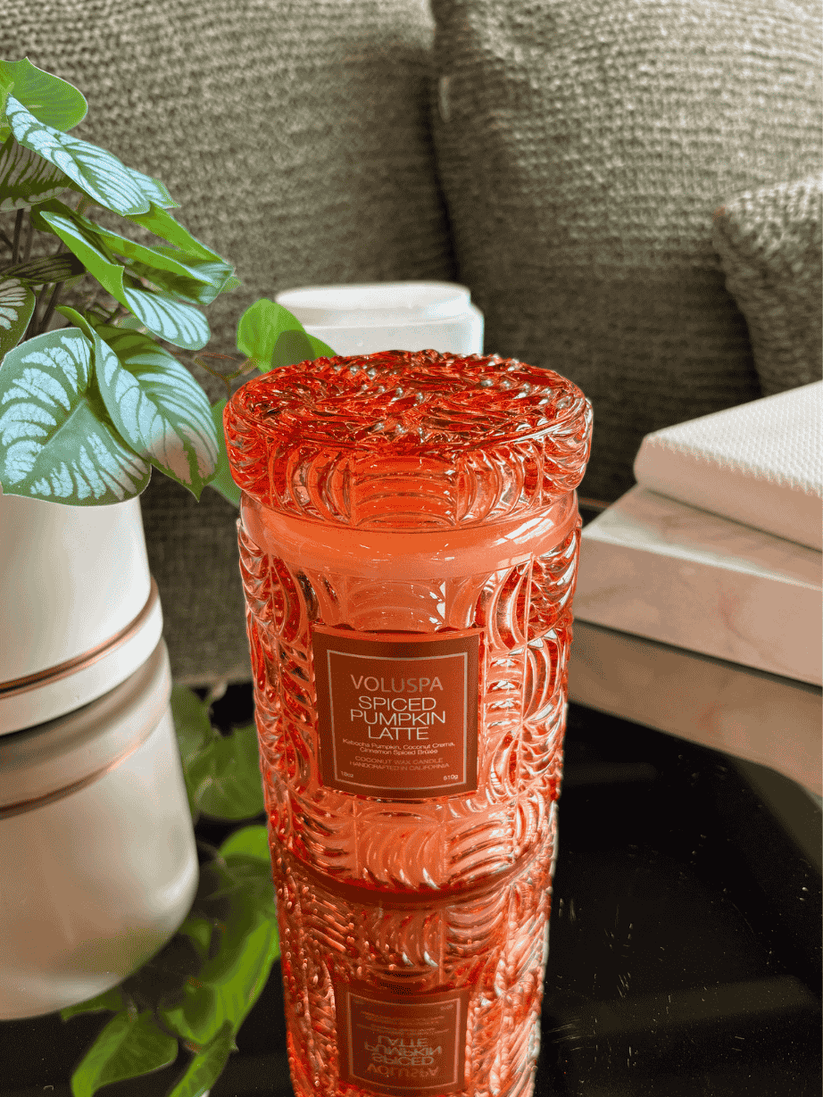 Vela Voluspa Vidro G 100H Spiced Pumpkin Latte