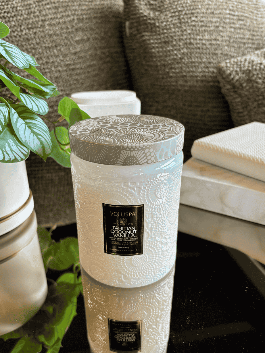 Vela Voluspa Vidro G 100H Tahitian Coconut Vanilla