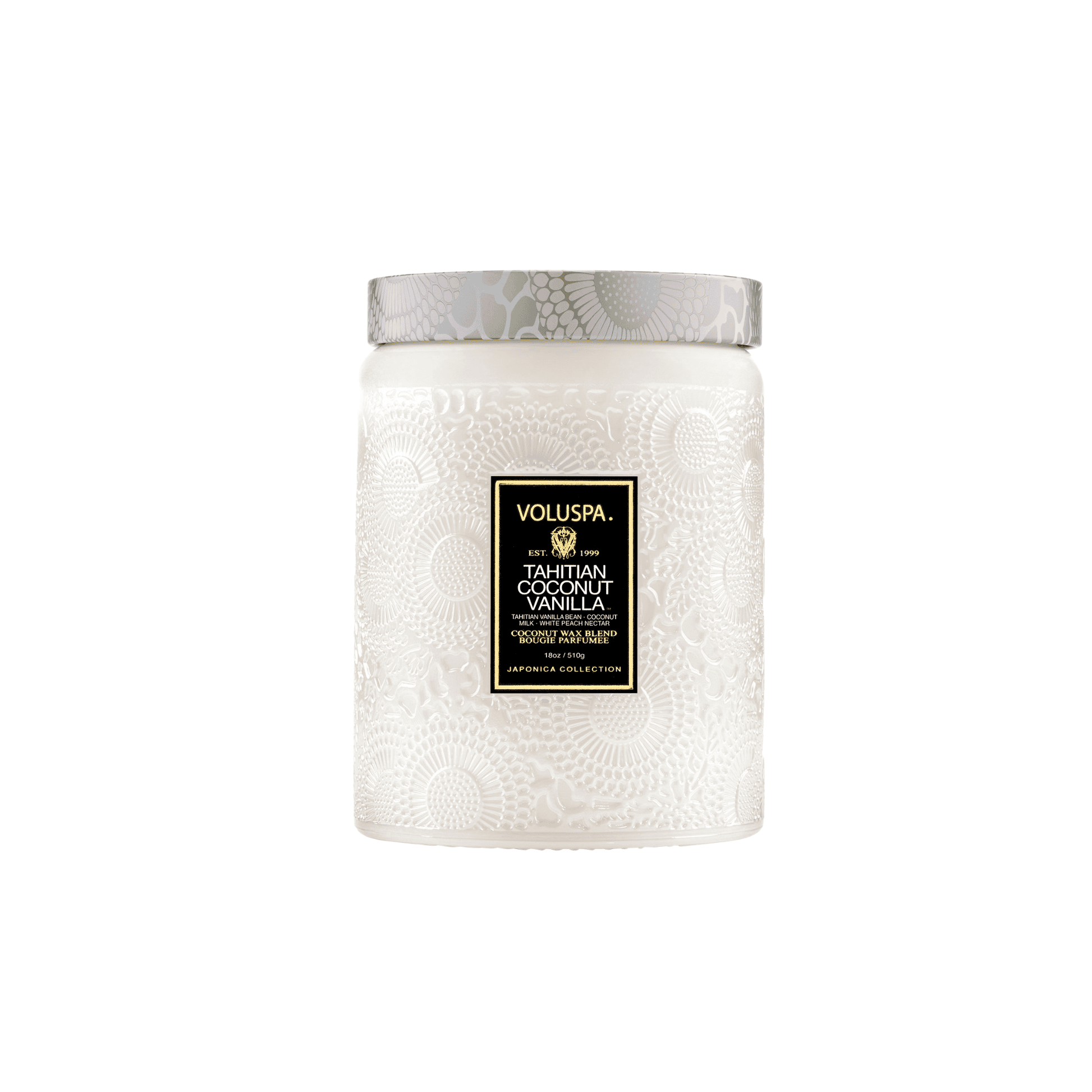 Mini Vela Voluspa Vidro 50H Tahitian Coconut Vanilla