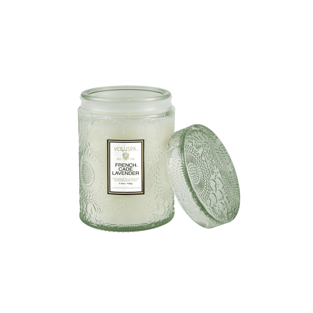 Mini Vela Voluspa Vidro 50H French Cade Lavender