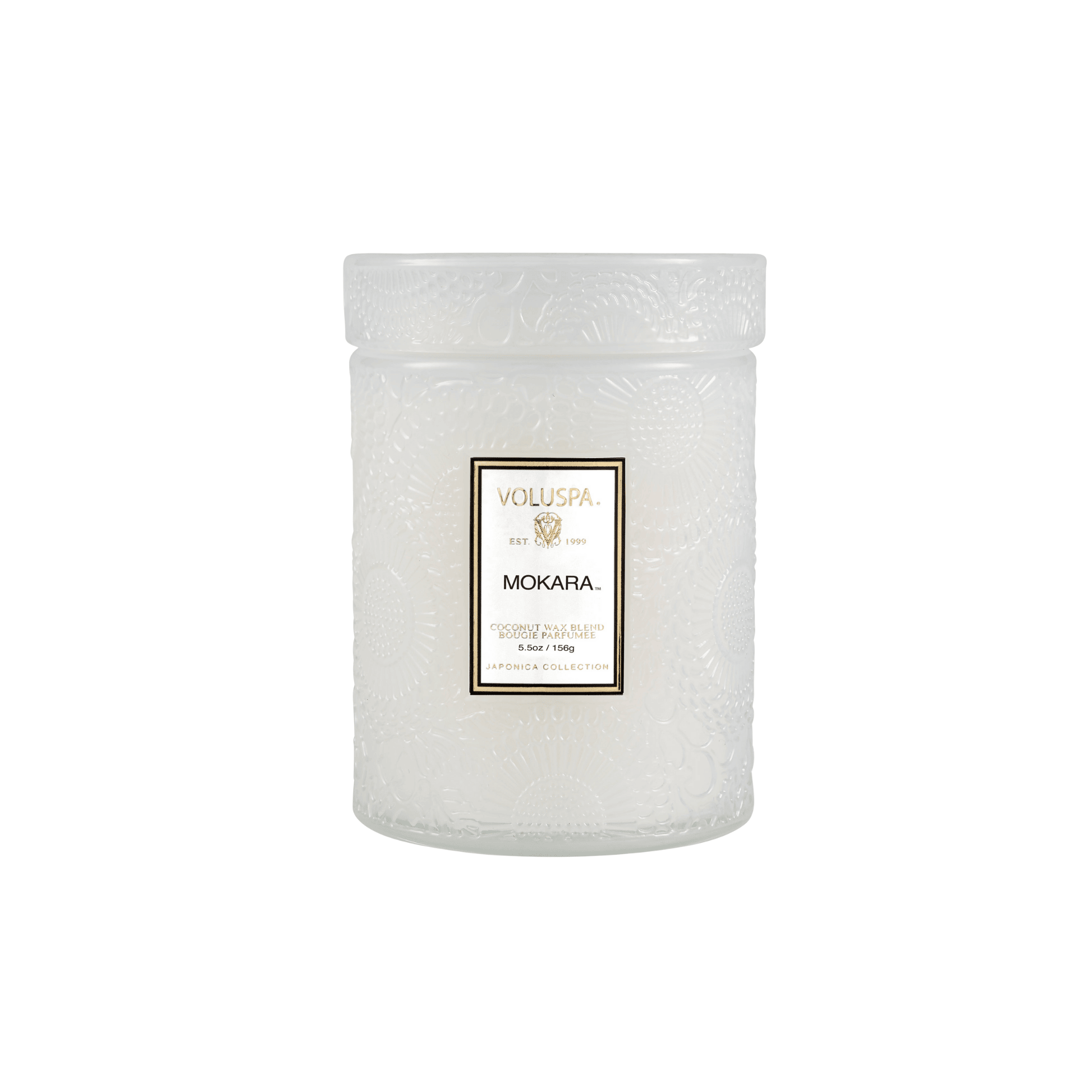 Mini Vela Voluspa Vidro 50H Mokara