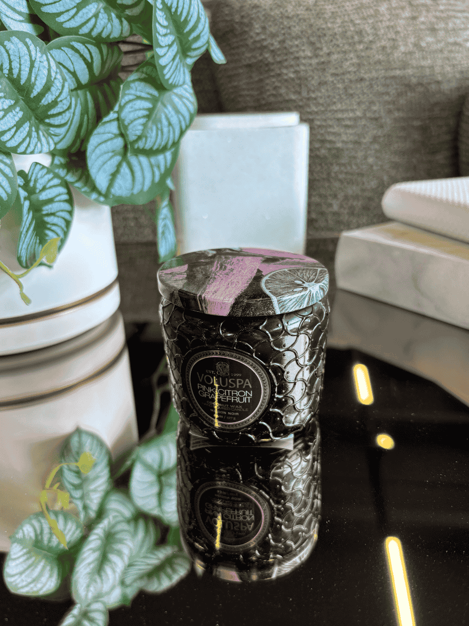 Vela Voluspa Pote Vidro +35H Pink Citron Grapefruit