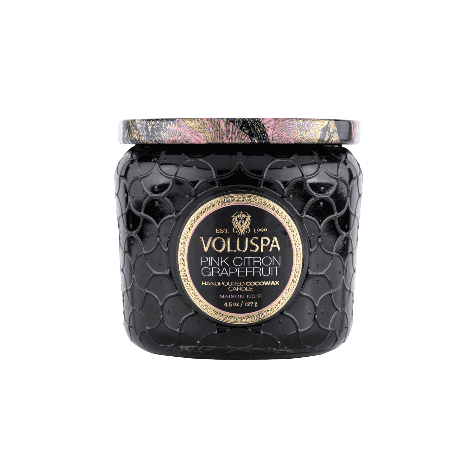 Vela Voluspa Pote Vidro +35H Pink Citron Grapefruit
