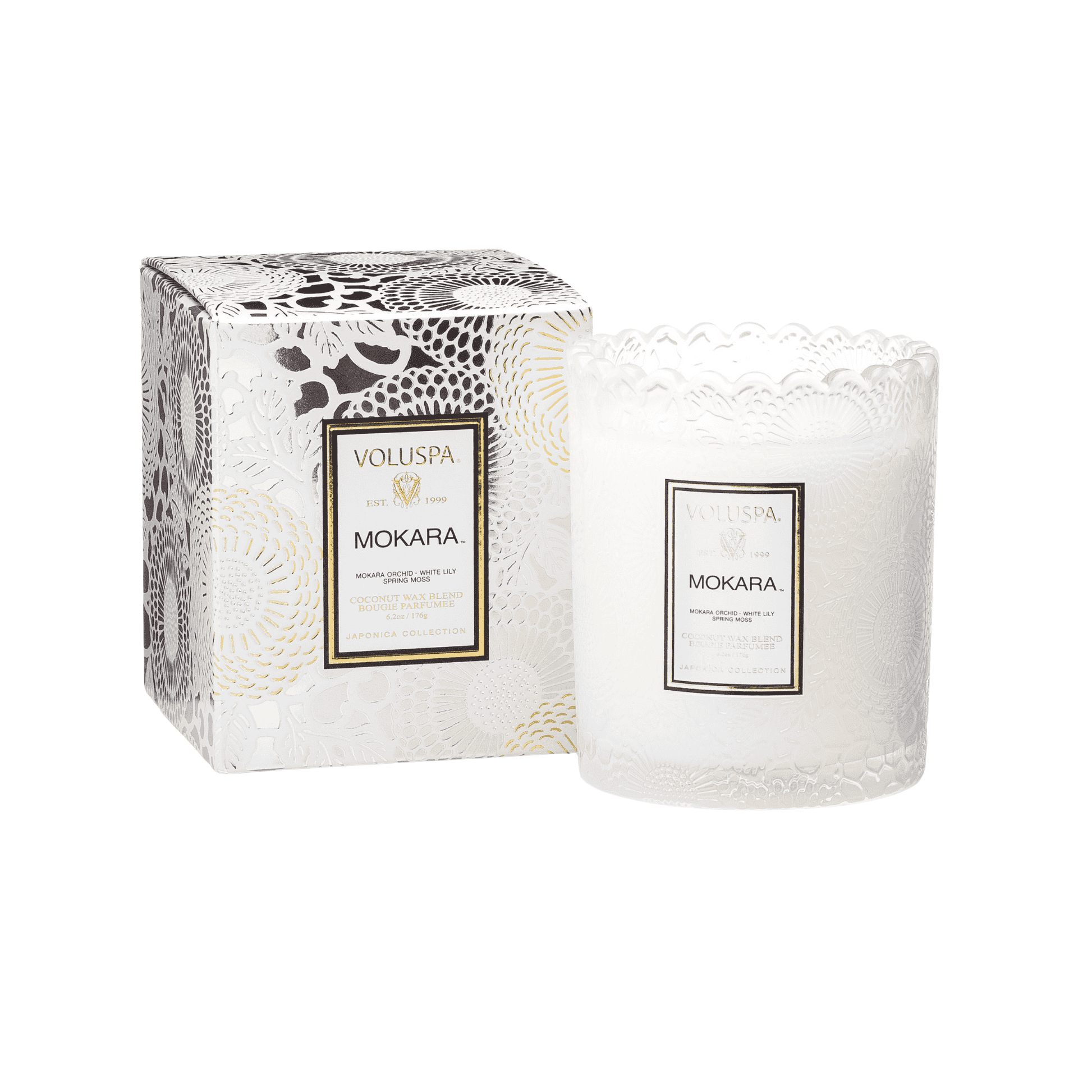 Vela Voluspa Copo Vidro 60H Mokara