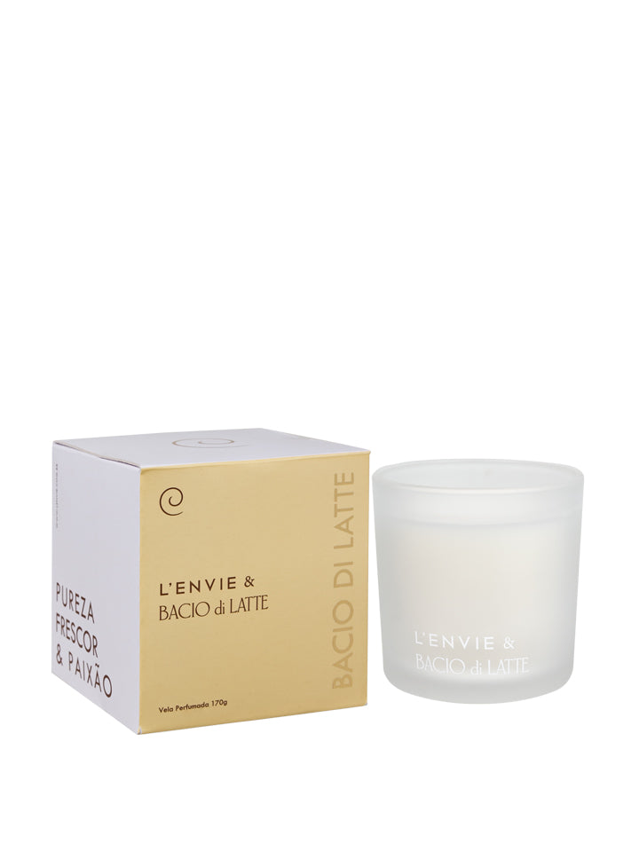 Vela Perfumada Lenvie Bacio Di Latte 170g